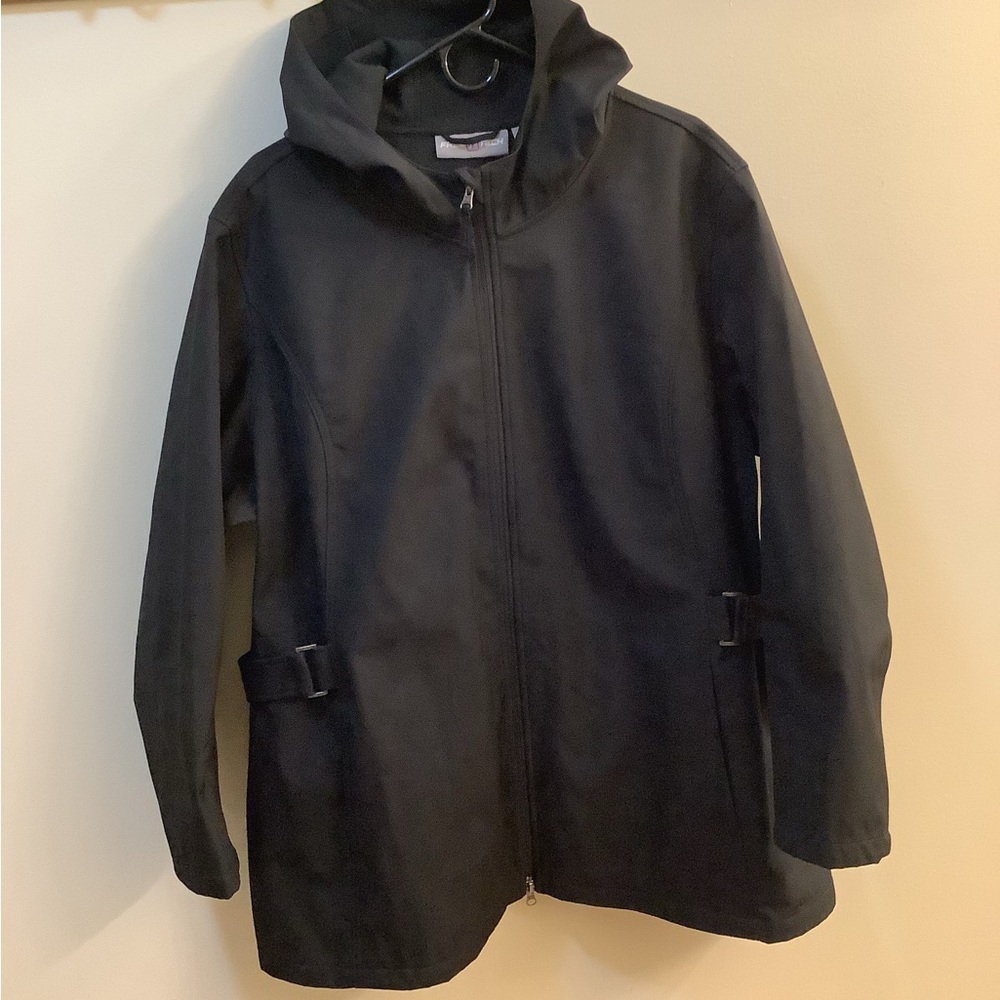 Women's Black Hooded Jacket